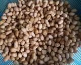 Hình bước làm 1 của món Đậu phộng rang mắm tỏi