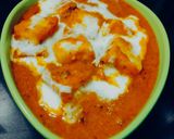 A picture of step 11 of Paneer Makhanwala.