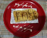 A picture of step 4 of Stuffed Garlic Bread.