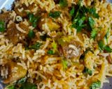 A picture of step 8 of Rajesthan special Gaate ke Rice.