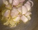 A picture of step 3 of Besan lapta.