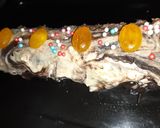 A picture of step 9 of Chocolate mango dessert ice-cream.