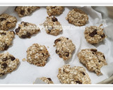 Foto del paso 6 de la receta: Galletas de avena, plátano y chocolate