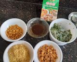 A picture of step 2 of Chatpata Corn bhel.