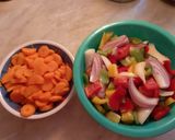 Ázsiai zöldséges csirke recept fázis 1 fotója