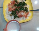 A picture of step 2 of Vegetable rice.