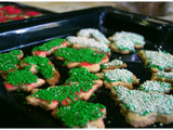Galletitas navideñas de avena