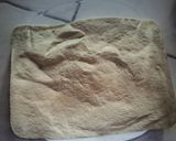 A picture of step 1 of Singhare ka atta paratha.