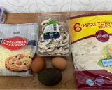 Foto del paso 1 de la receta: Fajita rellena de aguacate y tortilla de setas