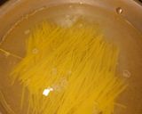 A picture of step 1 of Saucy Spaghetti.
