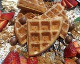 A picture of step 3 of Brussels Waffle.