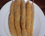 Foto langkah ke 6 dari resep Cilung/Papeda Gulung Tepung Roti Isi Abon (Pedas Manis).