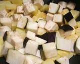 Sauteed potatoes and aubergine recipe step 1 photo