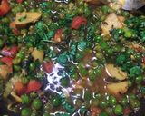 मटर उसळ (matar usal recipe in marathi) रेसिपी स्टेप 3 फोटो 