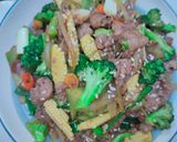 Foto langkah ke 9 dari resep Tumis daging short plate 🥩🥦🌽.