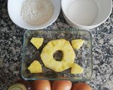 Foto del paso 1 de la receta Bizcocho de piña (gâteau ananas 🍍)