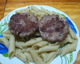 Foto del paso 4 de la receta: Hamburguesas en colchón de Rigatti al orégano a caballo