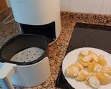 Foto del paso 6 de la receta: Lumaconi relleno de Salmón y queso con salsa de espinacas (Airfryer)