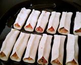A picture of step 6 of Korean Kimchi Pork Potstickers.