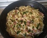 Foto del paso 9 de la receta: Fettuccine con bacon nata y queso fresco