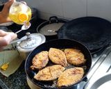 A picture of step 3 of Surmai fish fry.