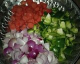 A picture of step 2 of Chinese Rice with Chicken Jalfrezi.