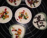 A picture of step 3 of Tutty fruity cup cake.