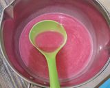 Foto langkah ke 3 dari resep Puding Susu Kedelai Merah Putih.