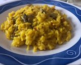 Foto del passaggio 3 della ricetta Risotto funghi e curry
