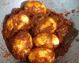 A picture of step 10 of Punjabi Dhaba Style Egg Curry.