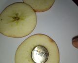 A picture of step 1 of Apple rings.