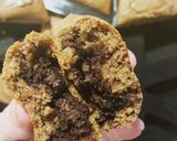 Une image de l'étape 5 de Moelleux choco noisette coeur choco.
