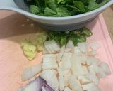 A picture of step 1 of Radish leaves vegetable (Mooli aur us Ke paton ki sabzi).