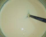 A picture of step 5 of Mango flavour fruit and jelly custard.