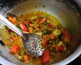 A picture of step 1 of Mint Veggies Rice.