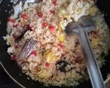 A picture of step 3 of Pineapple Cherry Pulao.