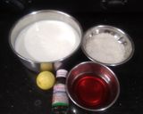 रोझ रसगुल्ला (rose rasgulla recipe in marathi) रेसिपी स्टेप 1 फोटो 