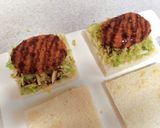 A picture of step 3 of Sautéed Cabbage Croquette Sandwich.
