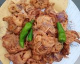 A picture of step 4 of Masala pakora.