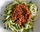 Foto del paso 4 de la receta: Ensalada de lentejas y calabacín