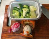金銀蛋花椰菜的食譜步驟1照片