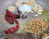 A picture of step 1 of Jain Veg Kolhapuri.