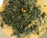 Foto langkah ke 3 dari resep Oblok teri daun singkong.