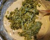 A picture of step 12 of Savory Broccoli and Speck Loaf Cake.
