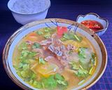 Hình bước làm 4 của món Canh thịt bò nấu thơm cà