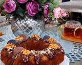 عکس مرحله 3 از دستور کیک اسفنجی شکلاتی با رویه شکلاتی خونگی🍫🍫