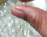 A picture of step 2 of Soft Mouthmelting Sweet Mysore Pak.