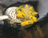A picture of step 2 of Methi Muthiya Tameta Galka Nu Shaak - Fist-Shaped Fried Methi Dumpling In Sponge Gourd Tomato Curry.