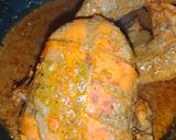 A picture of step 11 of Murgh Mussallim.