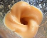 A picture of step 1 of Cantaloupe Granita.